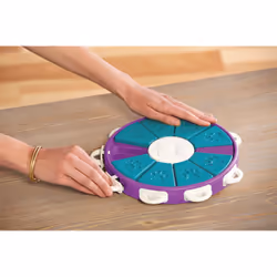 Outward Hound Dog Twister Interactive Treat Puzzle Dog Toy, Purple