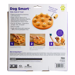 Outward Hound Dog Smart Composite Interactive Treat Puzzle Dog Toy, Orange - Additional view 3