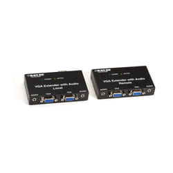 Black Box VgA Extender Kit with Audio 2-Port Local 2-Port Remote