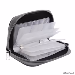 EcoFused Memory Card Case  Fits up to 22x SD  SDHC  Micro SD  Mini SD and 4X CF  Holder with 22 Slots (Black & Grey  2 Pack)