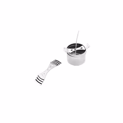 Metal Candle Wick Centering Device - 12 pack - DIY Candle Making - Silver -Durable Metal - 3.7 inches in Length - Gift for Candle Lovers