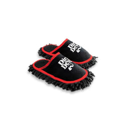 Dirt Devil  Microfiber Cleaning Slippers, Black