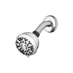 Waterpik  PowerPulsePlus Chrome Six settings Wallmount Showerhead, 2 Gpm