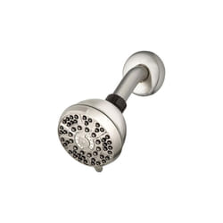 Waterpik  PowerPulsePlus Brushed Nickel Six settings Wallmount Showerhead, 2 Gpm