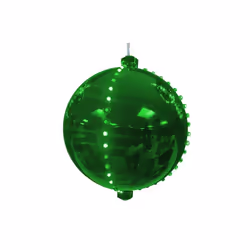 Celebrations  6 in. LED Lighted Ornament Hanging Decor, Green