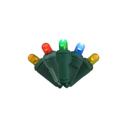 Celebrations  25 ft. Platinum LED Mini String Christmas Lights, Multi Color - 50 Count