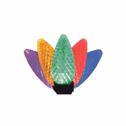 Celebrations 25 ft. Platinum LED C9 String Christmas Lights, Multi Color - 25 Count