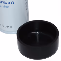 Rust-O-Less | Stops Shaving Cream Can Rust | Black | Regular-Gel Sized