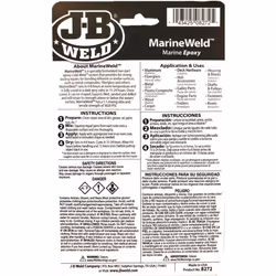 JB Weld JB8272 Marine Weld Waterproof 2 Part Epoxy Adhesives
