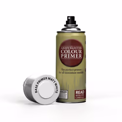 Colour Primer Matt White, 400 mL Acrylic Spray Primer, Spray Paint for Tabletop Roleplaying, Boardgames, and Wargames Miniatu ...
