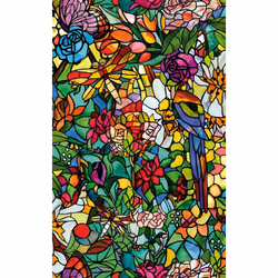 d-c-fix Window Privacy Film Tulia Stained Glass Self-Adhesive Two Way Day and Night Decorative Vinyl Covering for Home Door Bathroom Decal Sticker 17.