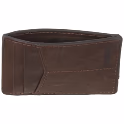 Fossil Men's Ingram Leather Magnetic Card Case with Money Clip Wallet  Brown  (Model: ML3235200)
