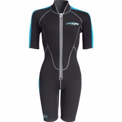 Cressi Lido Short  Black/Aquamarine Large(L/4)