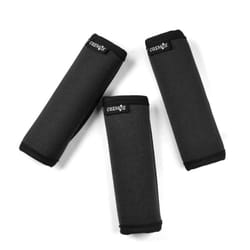 Cosmos Pack of 3 Neoprene Luggage Handle Wrap Handle Grip Luggage Identifier for Travel Bag Luggage Suitcase (Black Color)