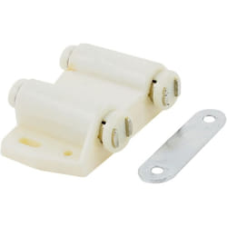 sourcingmap a13071600ux0643 6.6 cm Width Double Touch Press Door Magnetic Catch Latch - Beige