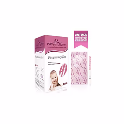 Easy@Home Pregnancy Test Strips Kit Powered by Premom Ovulation Predictor iOS and Android APP 20 HCG Tests