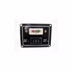 Battery Test Switch Panel 2 Way 12V (IP65 Water Resistant Gauge Rocker Boat)