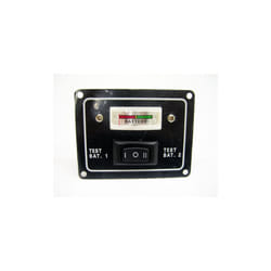 Battery Test Switch Panel 2 Way 12V (IP65 Water Resistant Gauge Rocker Boat)