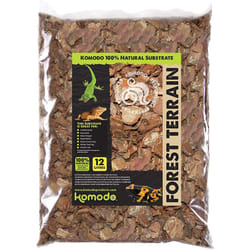 Komodo Forest Terrain Orchid Bark Chips, 12 Litre, Natural Terrain for Reptiles, Orchid Bark Chips, Bark Chips for Reptiles, Reptile Terrain, Reptile