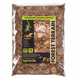 Komodo Forest Terrain Orchid Bark Chips, 24 Litre, Natural Terrain for Reptiles, Orchid Bark Chips, Bark Chips for Reptiles,  ...
