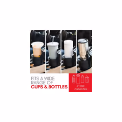 Car Cup Holder Tray and Cup Holder Expander for Car - Enjoy Your Meal - Cup Holder Extender for Car with Phone Slot - 9" Car Food Tray Table and Car