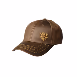 ARIAT Men's One Size Full Oil Corner Logo  Brown