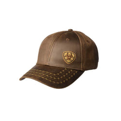 ARIAT Men's One Size Full Oil Corner Logo  Brown