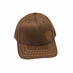 ARIAT Men's One Size Full Oil Corner Logo  Brown