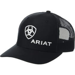 ARIAT Shield Richardson 112 Snapback Cap Black One Size