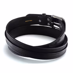 ARIAT Center Bump Belt Black 34
