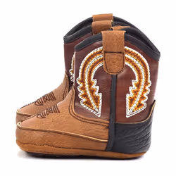 ARIAT Lil' Stompers Evan Style Infant Boots - Comfortable Two-Tone Vam