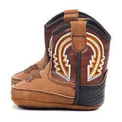 ARIAT Lil' Stompers Evan Style Infant Boots - Comfortable Two-Tone Vam