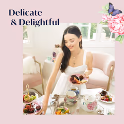 Devotion Gratitude and Joy 3-Tier Cake Stand  10.5 x 10.5 x 14.0""  Mu