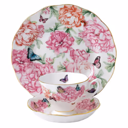 Miranda Kerr For Royal Albert Gratitude 3Piece Set Teacup  Saucer  Plate 8