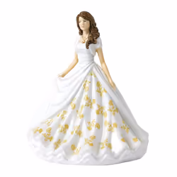 Royal Doulton Birthstone Petites November  Topaz HN 5907 Figurine  7  Orange