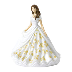 Royal Doulton Birthstone Petites November  Topaz HN 5907 Figurine  7  Orange