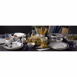 Royal Doulton Pacific 40034435 28cm Dinner Plate Mixed Set of 6 Blue, Porcelain