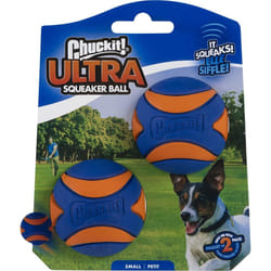 CHUCKIT Ultra Squeaker (2 Pack), Small