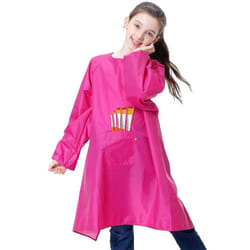 Royar beauty Kids Art Smock  Waterproof Apron with Pocket for Children  Artist Painting Aprons Smocks with Long Sleeve