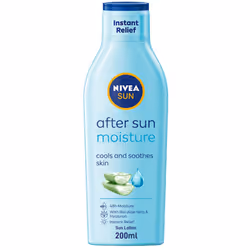 Nivea Sun Moisturising After Sun Lotion With Aloe Vera Silky Skin Feel