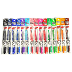 Hi-Tec C Coleto Gel Ink Pen Cartridge 0.3mm 15-Set One of Each Color Ships from California by Pilot
