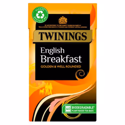 Twinings English Breakfast 40 Tea Bags 100g ( Pack of 4 )