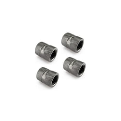 XSPC G1/4"""" Female to Female Rotary Fitting  Black Chrome  4-Pack