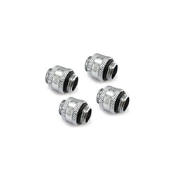 XSPC G1/4"" Male to Male Rotary Fitting  Chrome  4-pack