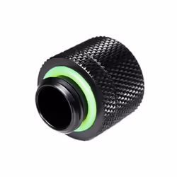 Barrow G1/4"""" to 3/8"""" ID  1/2"""" OD Compression Fitting for Soft Tubing  Black  4-pack