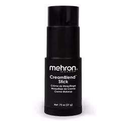 Mehron Makeup CreamBlend Stick | Face Paint  Body Paint  & Foundation Cream Makeup | Body Paint Stick .75 oz (21 g) (Black)