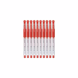 Uni-ball Signo Gel Ink Pen 0.38 mm tip Red Pack of 10 (BC25557)
