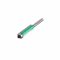 12mm Cutting Diameter Straight Shank Flush Trim Router Bit 1/4" x 1/2" Sky Blue