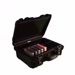 Turtlecase 07-519005, Briefcase/classic case, Plastic, Stainless steel, Black