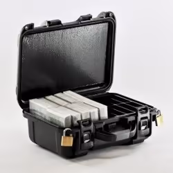 Turtlecase 07-519006, Briefcase/classic case, Plastic, Stainless steel, Black